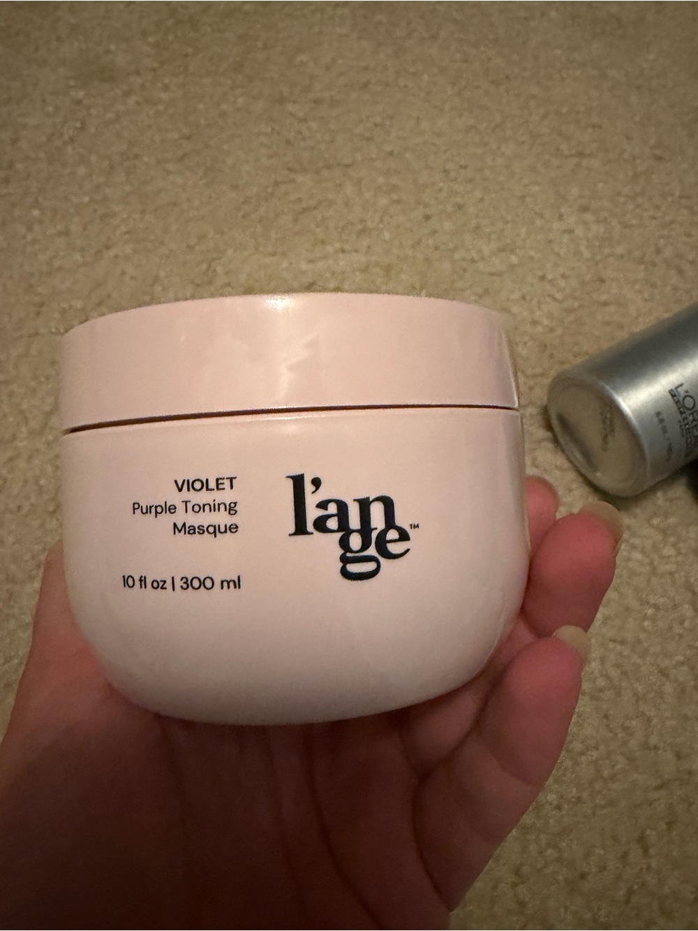 Lange Violet Purple Toning Masque - Pale Pink Jar